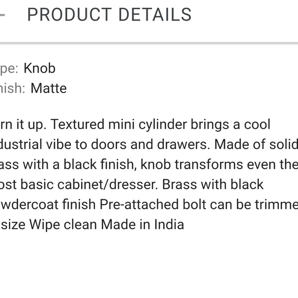 CB2 Amp Matte Black drawer Knobs /pulls qty8 - Picture 5 of 7